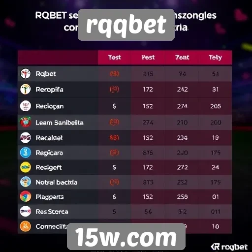 Desempenho de rqqbet em comparação com concorrentes