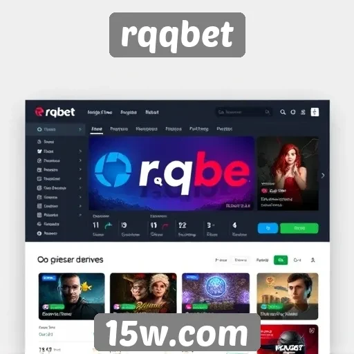 análise da interface do usuário do site rqqbet